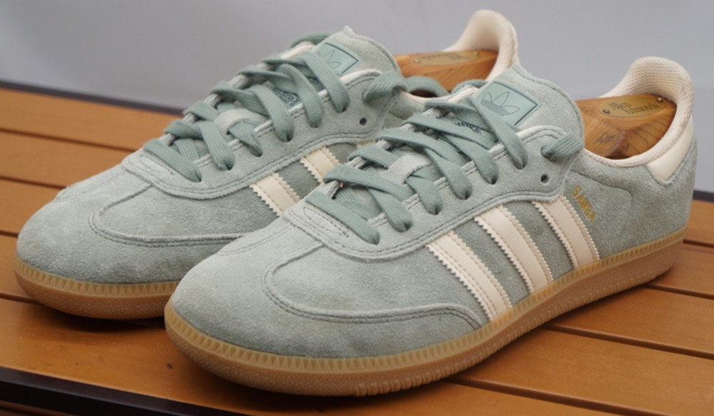 adidas Samba ADV 'Silver Green Wonder White' JP5859 Men Shoes Size 7.5 US 40.5EU